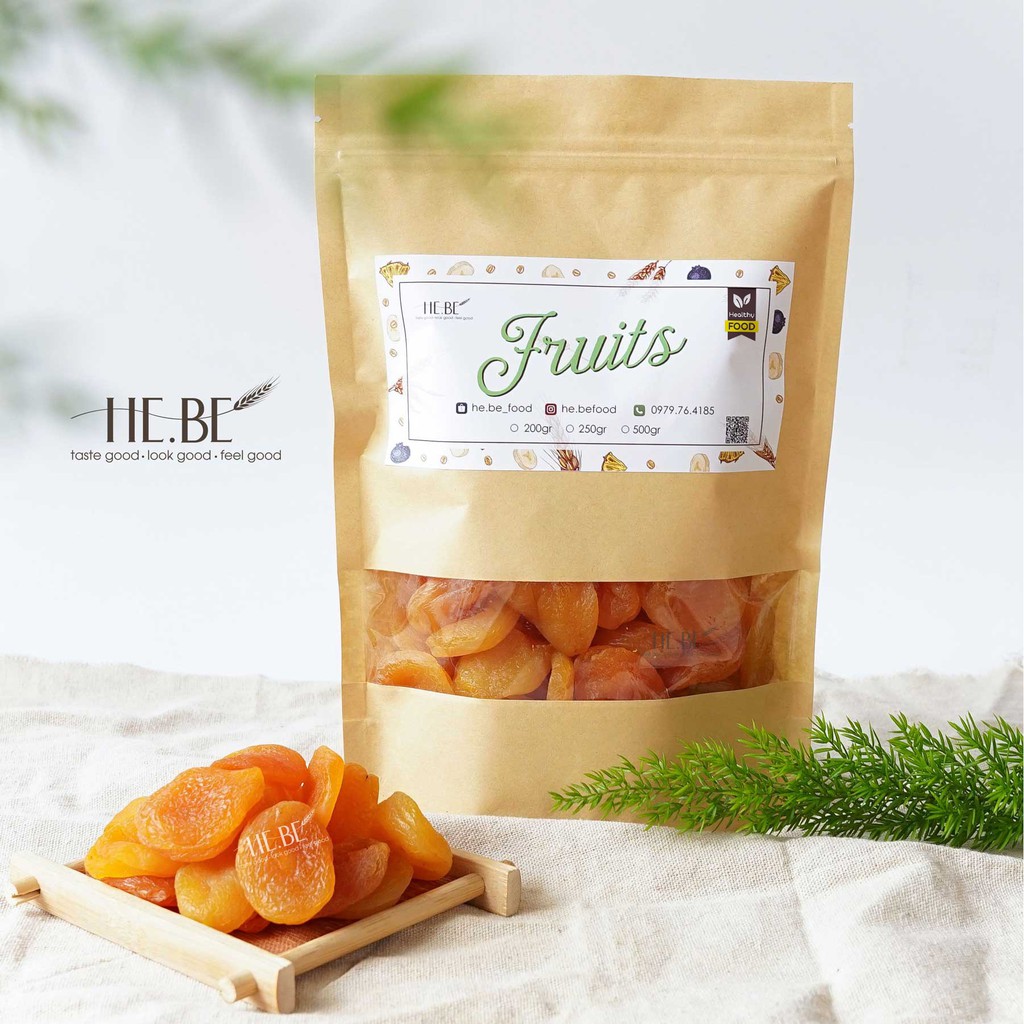 [Mã SKAMSALE06 giảm 10% tối đa 100K đơn 150K] Mơ Sấy Dẻo Thổ Nhĩ Kỳ Không Hạt by HEBE | BigBuy360 - bigbuy360.vn