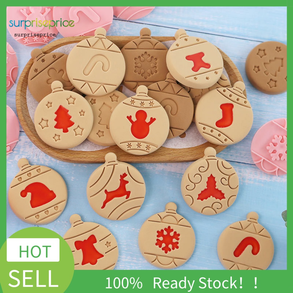 Set 10 Khuôn Làm Bánh Cookie Trang Trí Giáng Sinh