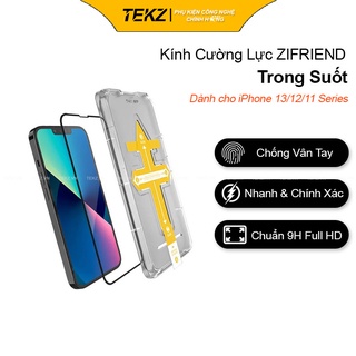 Kính Cường Lực iPhone ZIFRIEND Zero Failure Tempered Glass Chuẩn 9H Độ Trong Full HD, Chống Trầy Xước & Bám Vân Tay