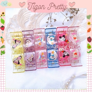 Kẹp tóc càng cua, 5 răng hình thú, con vật, hoạt hình, trái cây dáng yêu