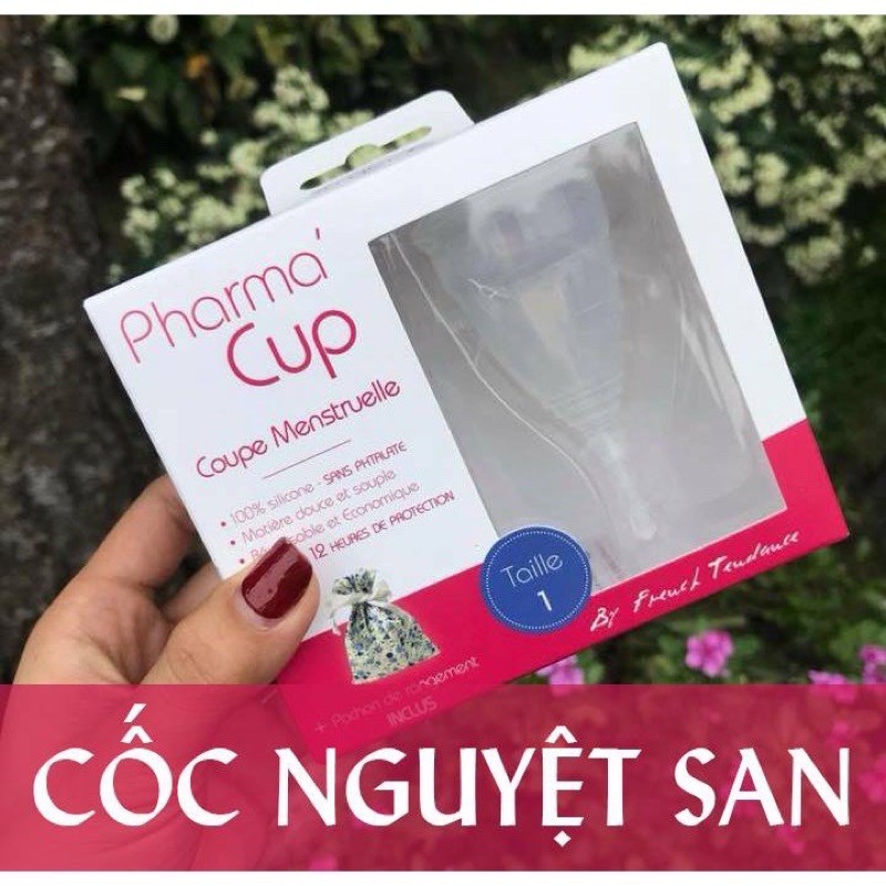 CHÍNH HÃNG PHÁP❣️Cốc nguyệt san PHARMA CUP