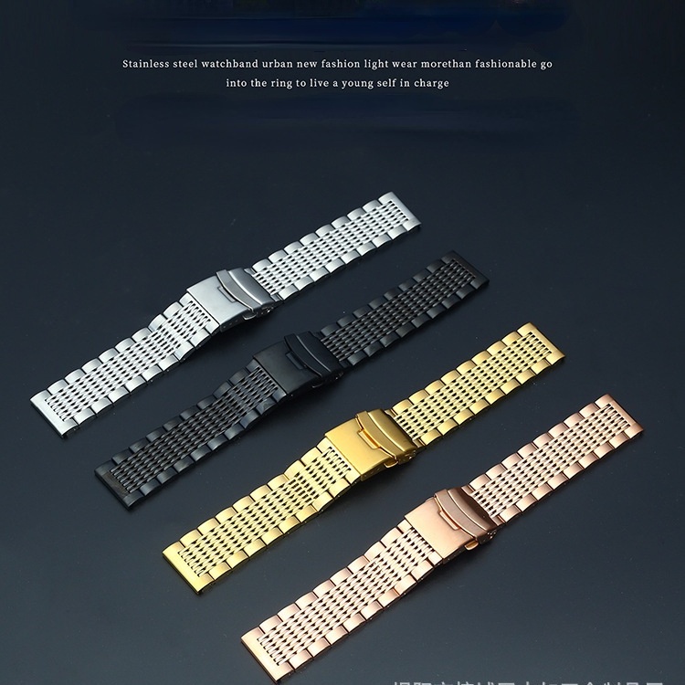 SAMSUNG Dây Đeo Thay Thế 20mm 22mm Bằng Thép Không Gỉ Cho Đồng Hồ Huawei Gt 46mm S3 Border / Classic