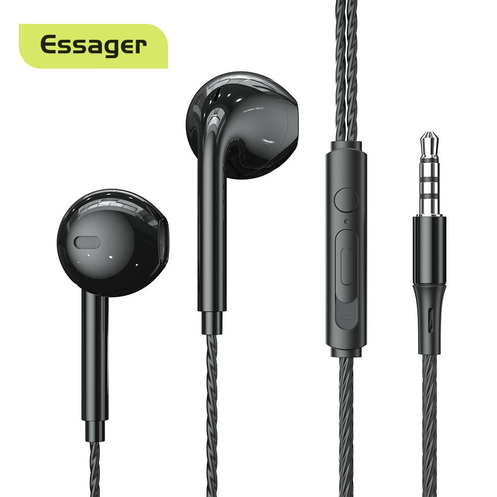 Tai Nghe Essager Có Dây Tích Hợp Mic Giắc Cắm 3.5mm Cho Ios Android