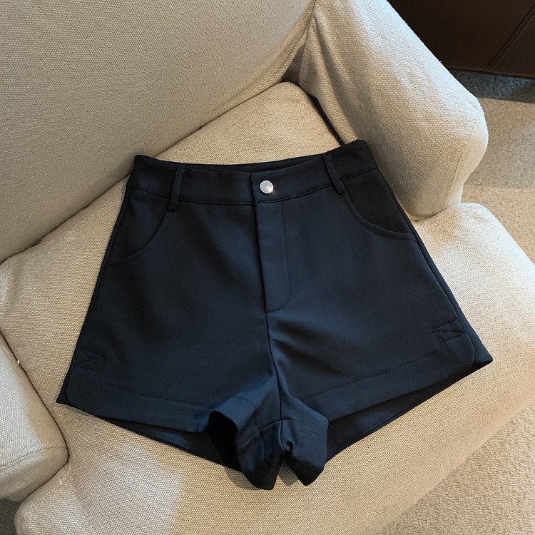 NUZIRO  Quần short  lưng cao màu sắc thanh lịch cho nữ