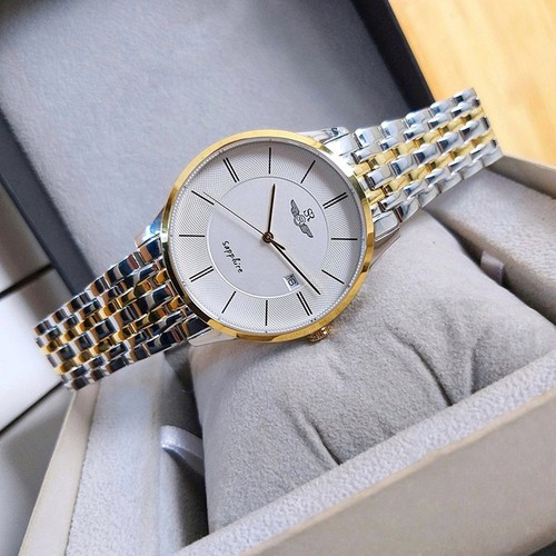 Đồng hồ Đôi SRWATCH SG1073.1202TE-SL1073.1202TE mặt kính sapphire chống trầy chống n