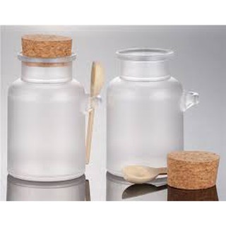 Combo 10 Hũ nút bần | Chai nút bần đựng mỹ phẩm có muỗng gỗ