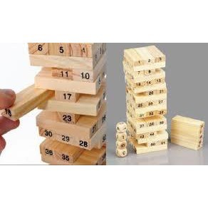 Đồ chơi cho bé, đồ chơi trẻ em rút gỗ Wisstoy 54 thanh luyện tập khéo léo và cẩn thận-Khoaibaby