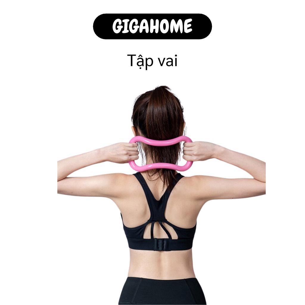 Vòng Tập Yoga GIGAHOME Dụng Cụ Hỗ Trợ Tập Yoga Myring Pilates, Massage, Giãn Lưng, Vai 8298