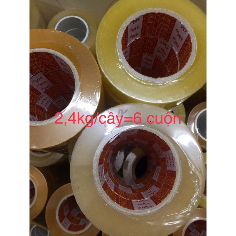 Combo 6 cuộn/cây Băng Dính ĐÓNG HÀNG 1,2kg/CÂY SIÊU DÍNH, SIÊU DAI