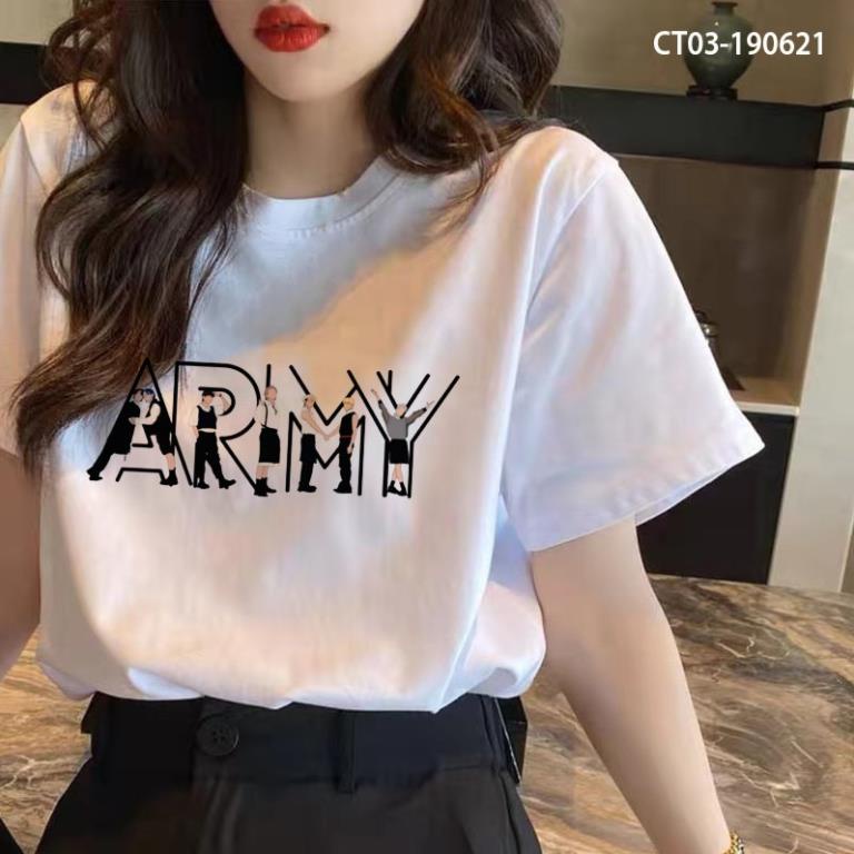 Áo Thun BTS ARMY Hình Vẽ Bóng - CT03-190621