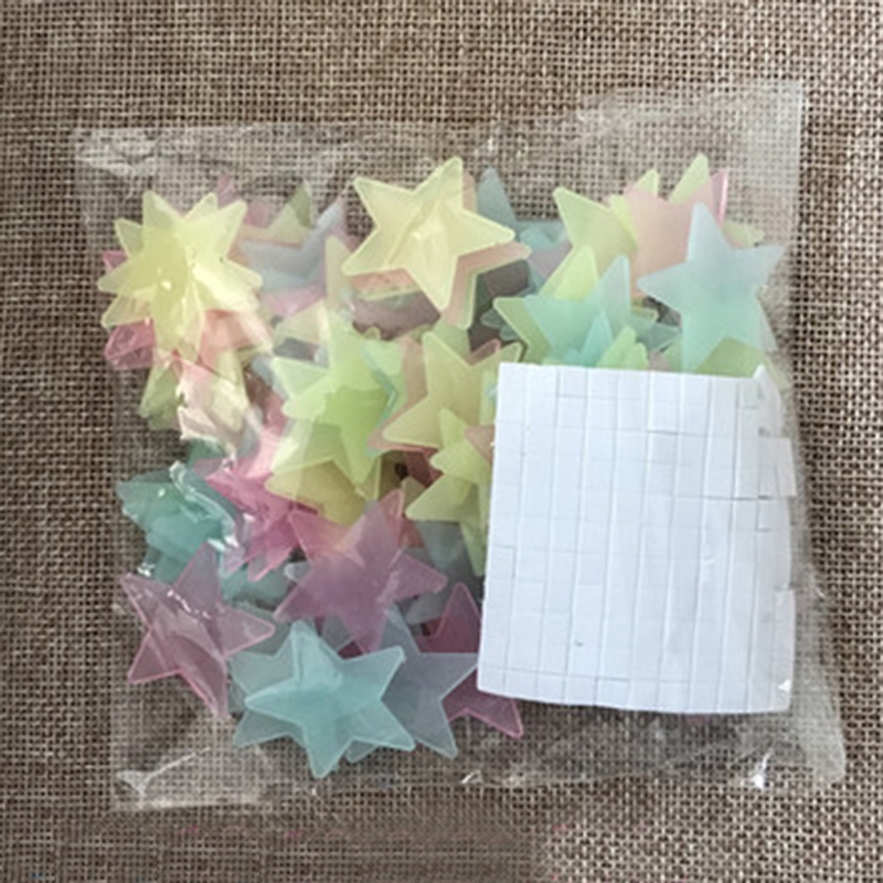 Sticker 3D dán tường dạ quang