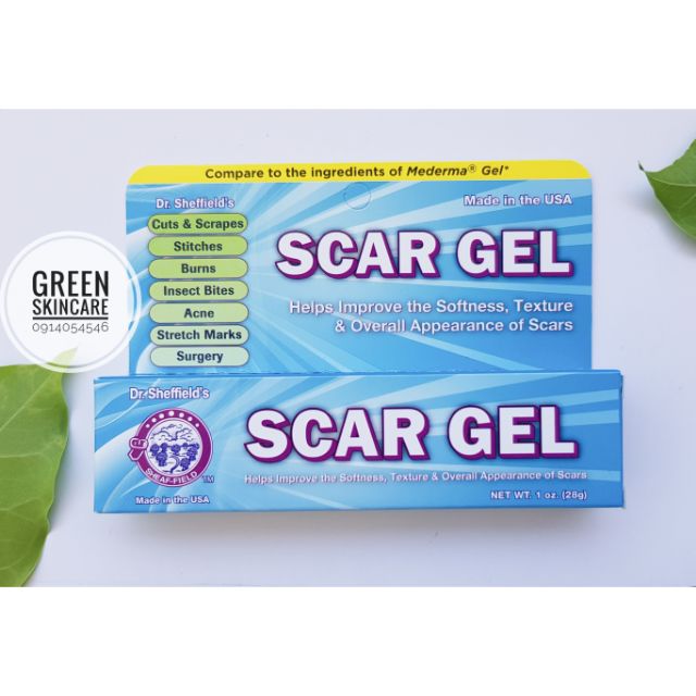 Gel làm mờ SẸO Dr.Sheffiled's Scar 28g hàng Mỹ