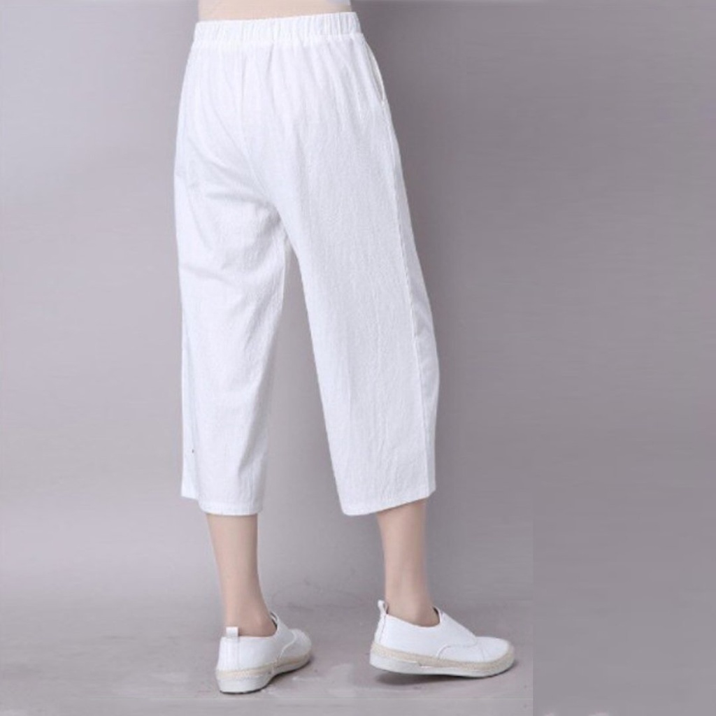 Xả khoQuần Lửng 70c, chất vải Thun lưng chun co zãn