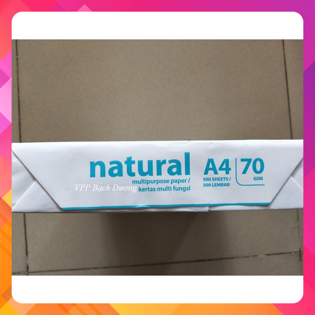 Giấy Natural A4 70 - Giấy Natural 70 gsm - Giấy A4 - Giấy in A4 - Giấy Photo A4 - Giấy Indonesia