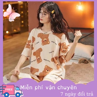 Đồ Bộ Pijama Thun Quảng Châu Hoạt Hình Dễ Thương