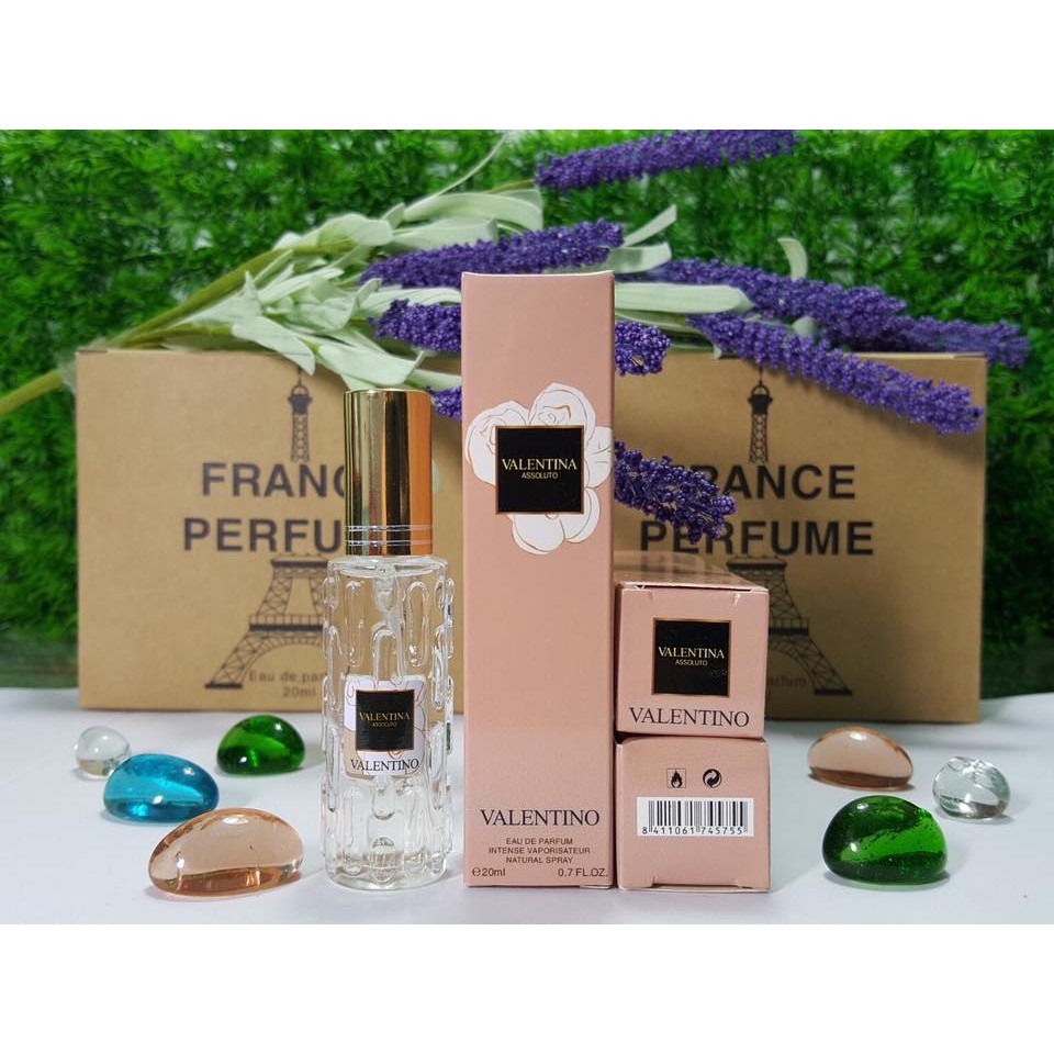 Nước hoa mini Valentino nữ chai 20ml dạng xịt- mẫu 4d- Mùi Valentino | BigBuy360 - bigbuy360.vn