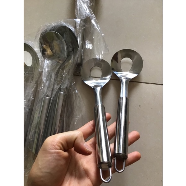 Môi viên thịt inox, muỗng làm thịt viên nặn mọc bằng inox