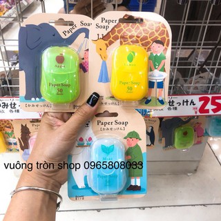[Bill Nhật] Giấy rửa tay xà phòng mini