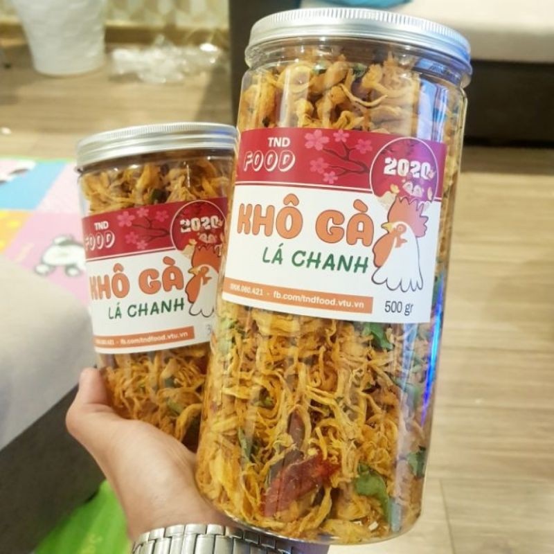 0.5kg Khô gà lá chanh (Gà ta siêu sạch) - TND Food | BigBuy360 - bigbuy360.vn