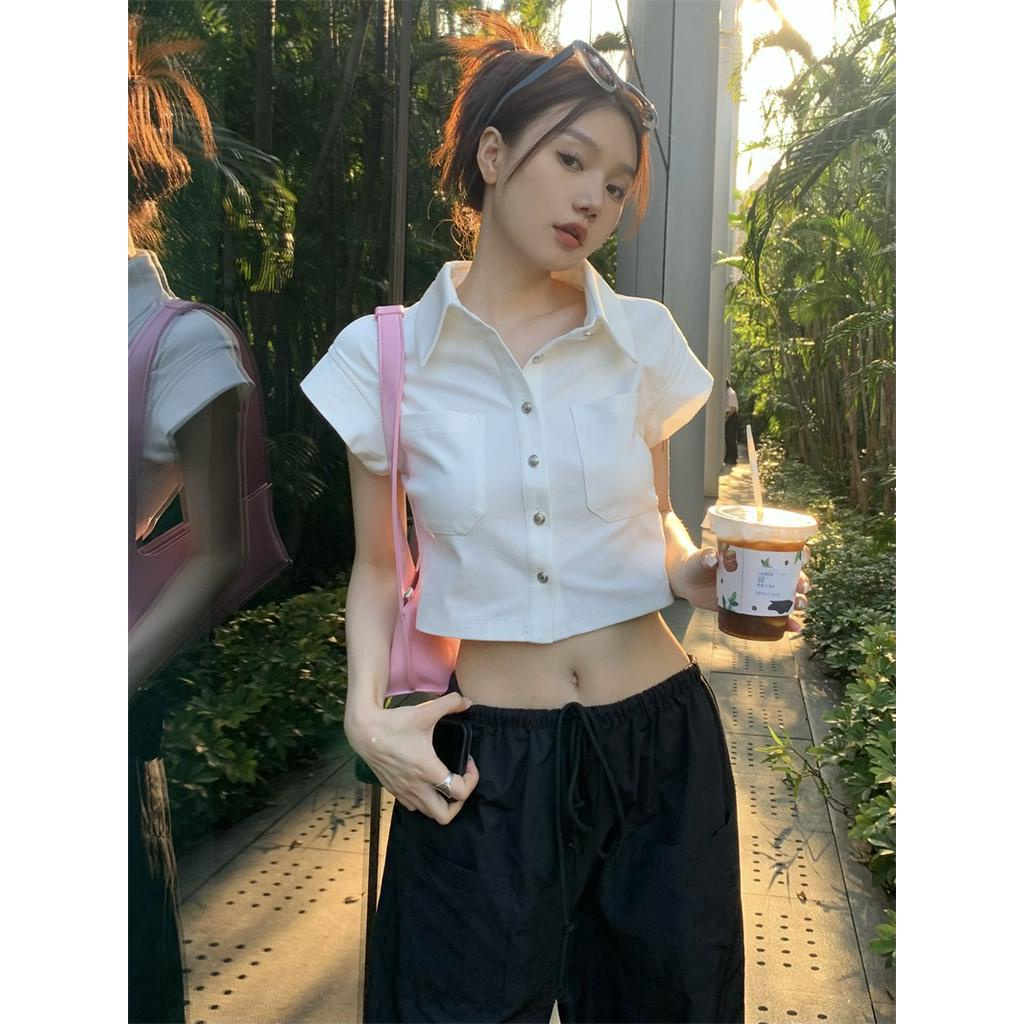 Áo Thun polo Ngắn Tay Cài Nút Thời Trang Sành Điệu 53692