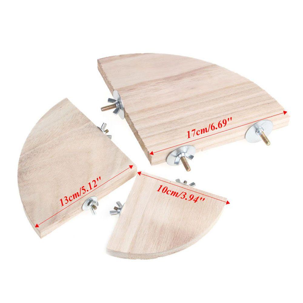 Giá Đỡ Đứng Bằng Gỗ 3 Kích Cỡ Cho Lồng Chim Vẹt / Chuột Hamster