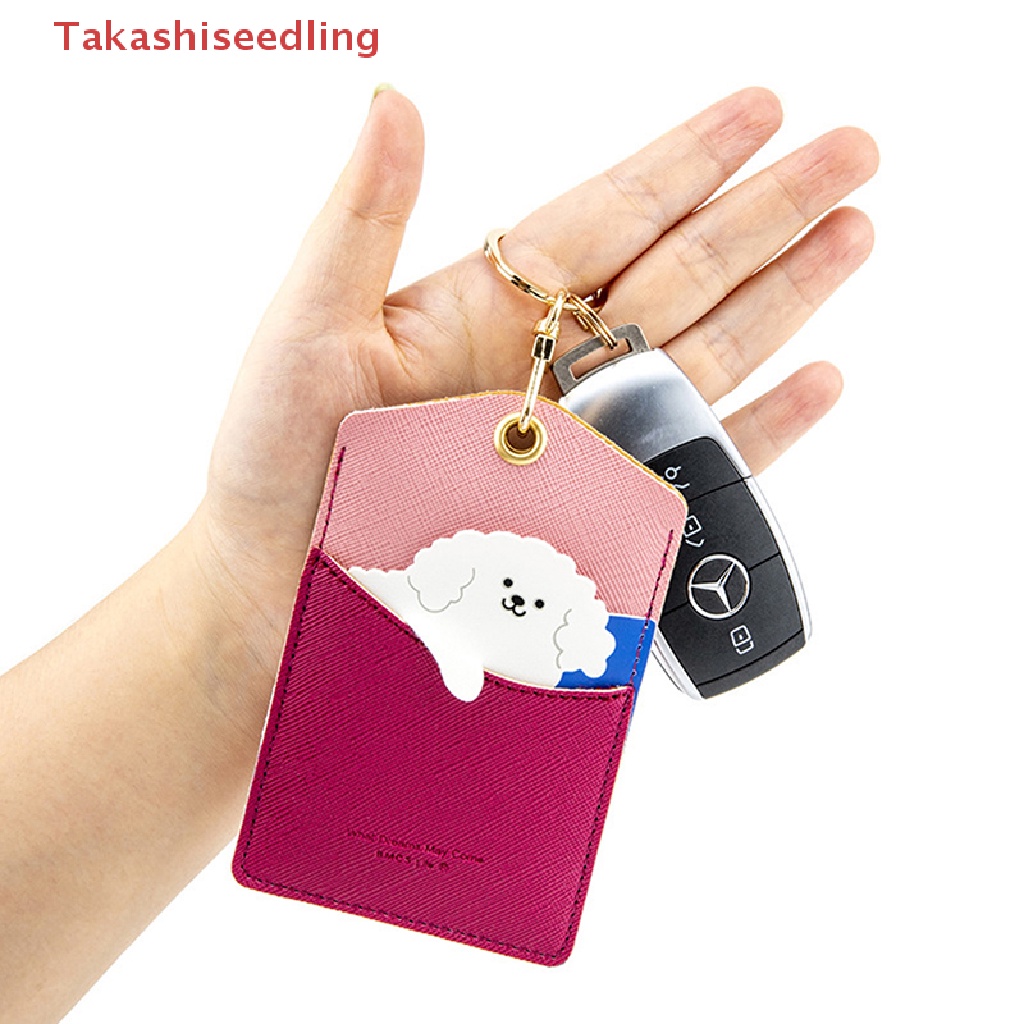 Ví Đựng Thẻ Id / Danh Thiếp / Tiền Họa Tiết Hoạt Hình Đáng Yêu Có Móc Khóa Cho Nam Và Nữ