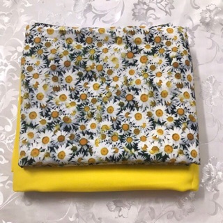 Vải áo dài hoa cúc