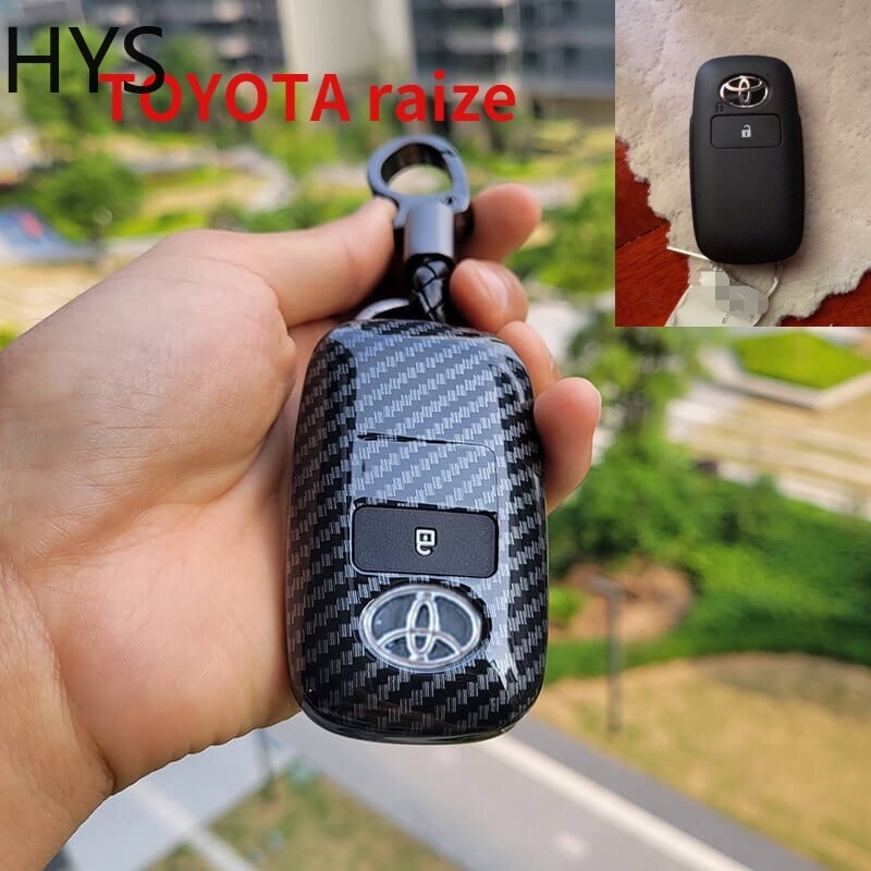 Vỏ Bọc Chìa Khóa Xe Hơi Toyota Veloz 2022 Veloz 2021 Avanza 2022 ABS Bằng Sợi Carbon