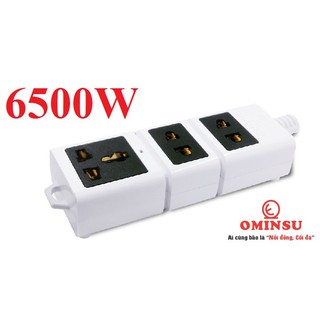 Ổ cắm không dây siêu chịu tải 6500W Ominsu S6500T màu trắng
