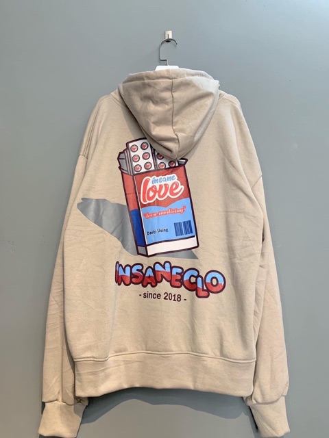 ÁO KHOÁC HOODIE NỈ NGOẠI IN LOVE FORRM RỘNG DƯỚI 70KG