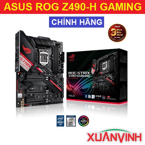 Bo Mạch Chủ ASUS ROG STRIX Z490-H GAMING New 100% Chính Hãng