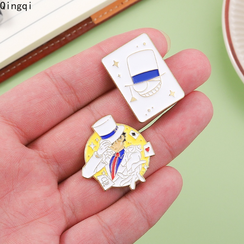 Ghim cài áo Miss Zoe bằng hợp kim tráng men hình Thám tử Conan hoạt hình phong cách Nhật Bản cho người hâm mộ