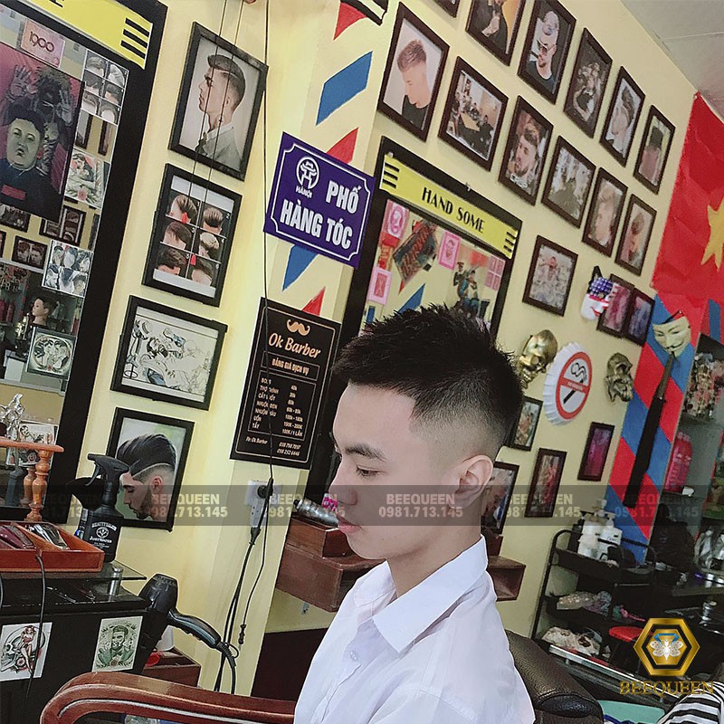 20 Bộ Tranh Khung Trang Trí Quán Tóc Barber Shop - Salon Tóc Nam Siêu Nét - Tặng kèm phụ kiện