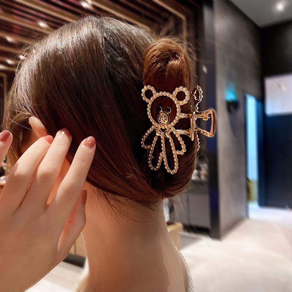 Kẹp Tóc Móng Vuốt Gấu Đơn Giản Dễ Phối Đồ 2Life Cho Nữ|Băng Đô Cài Tóc Phong Cách Hàn Quốc Cho Nữ