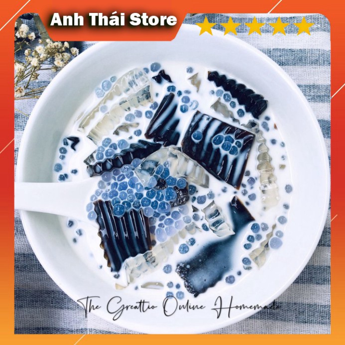 {Siêu Sale} Set Chè Sương Sáo Hạt Chia ( Set Lớn) 5 Vị Tặng Kèm Công Thức - Bếp Nhà Cốm - Anh Thái Store