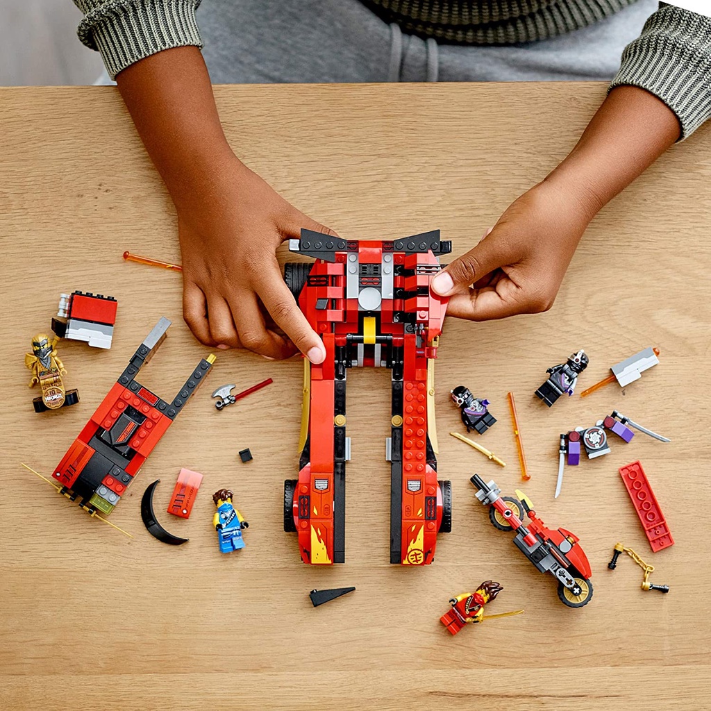 Lego Ninjago 71737 - X-1 Ninja Charger - Bộ xếp hình Lego Xe chiến đấu của Kai