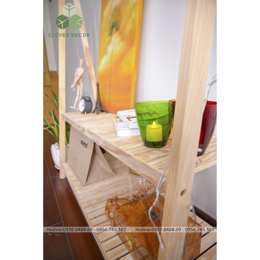 Kệ Treo Quần Áo Chữ A 2 Tầng Gỗ Thông – Kệ Đa Năng – Clover Decor - Phong cách Hàn Quốc | BigBuy360 - bigbuy360.vn