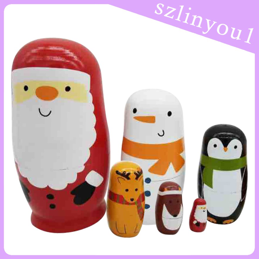 Bộ 2 / 12 Búp Bê Nga Matryoshka Bằng Gỗ