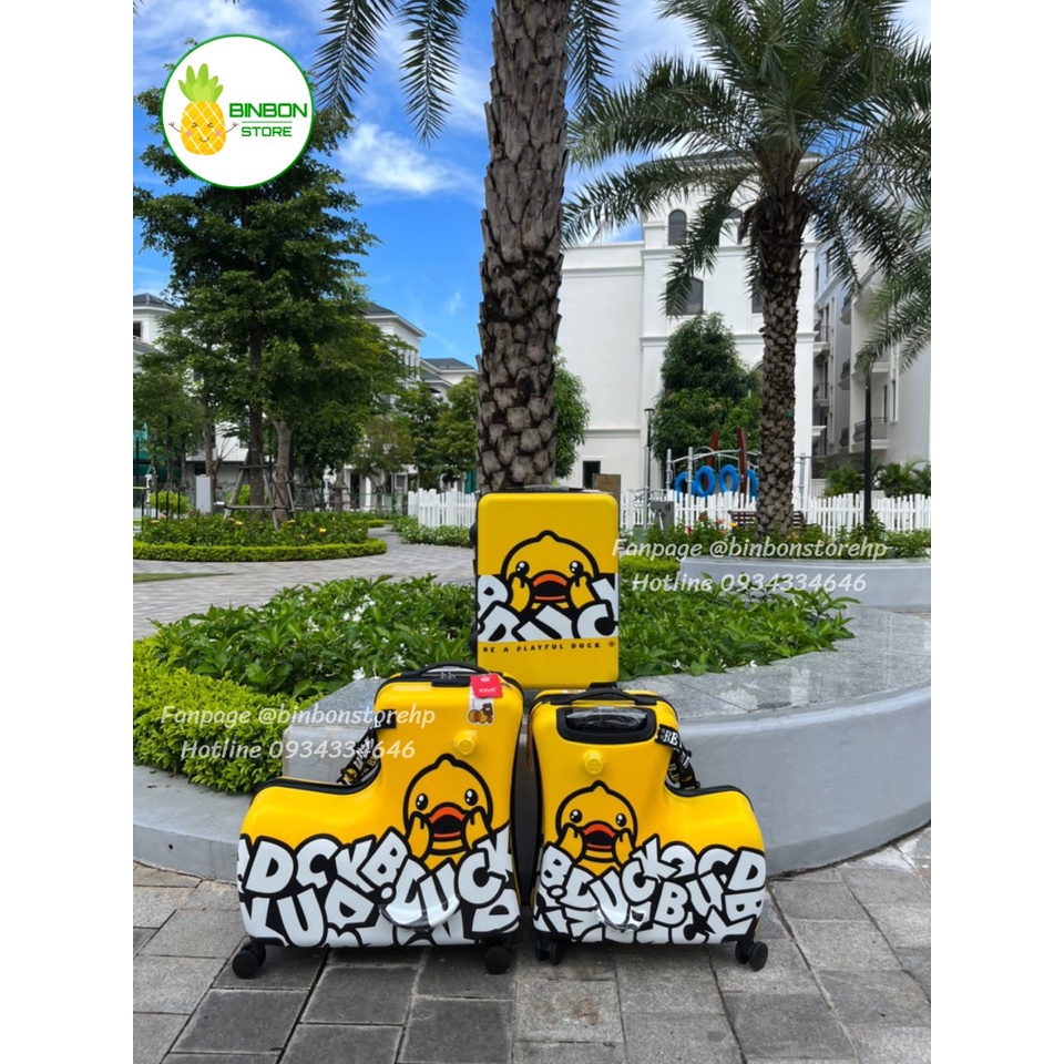 VALI VỊT BDUCK, Valy ngồi cho bé xe đẩy cho bé