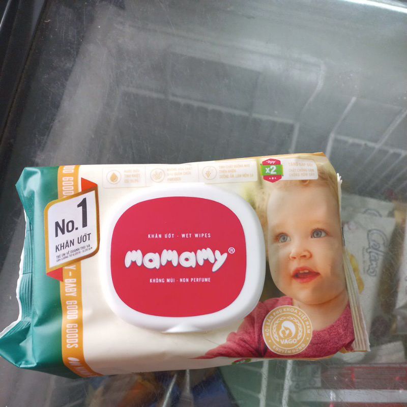 Khăn ướt Mamamy không mùi 80 miếng