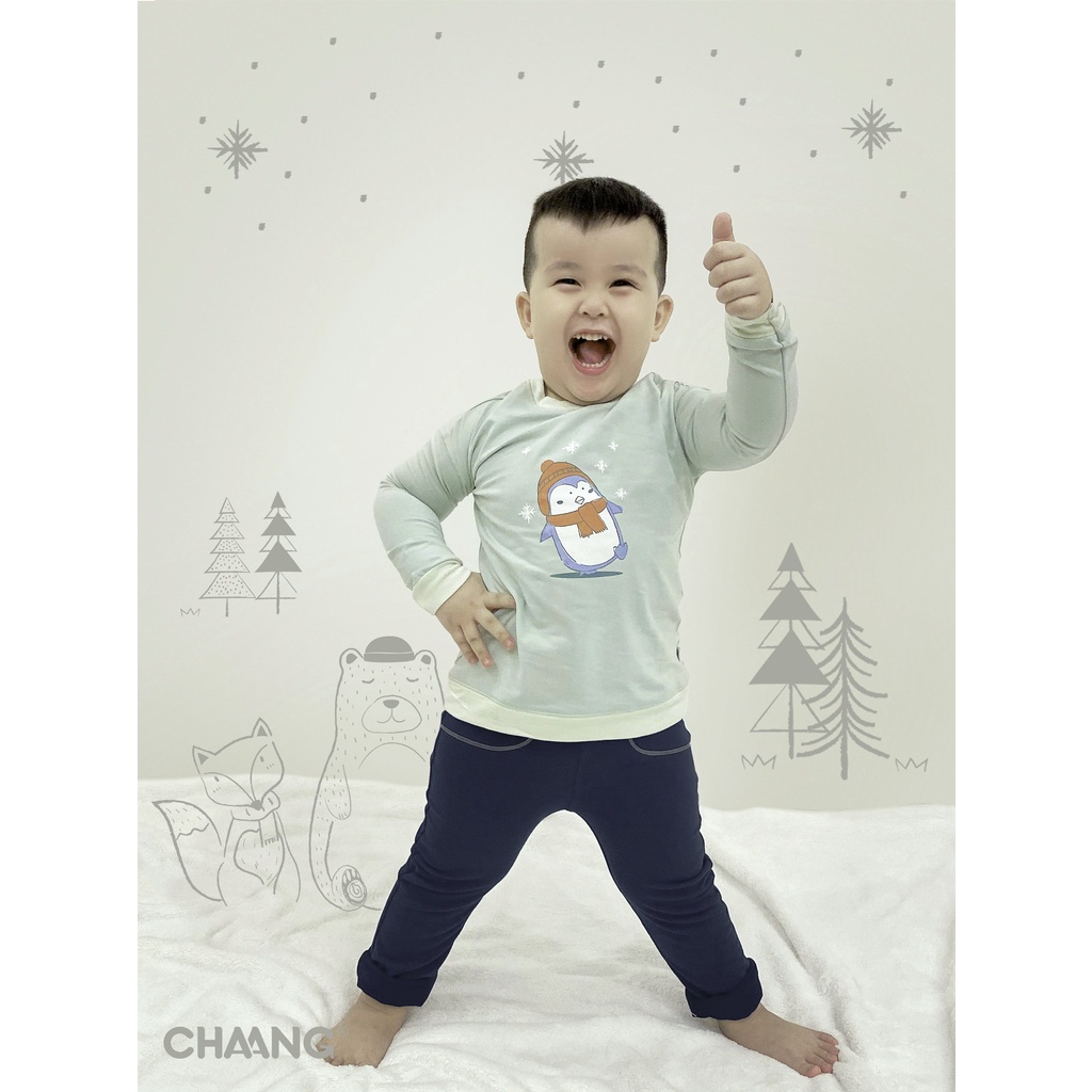 Quần nỉ cho bé trai da cá Snow Chaang