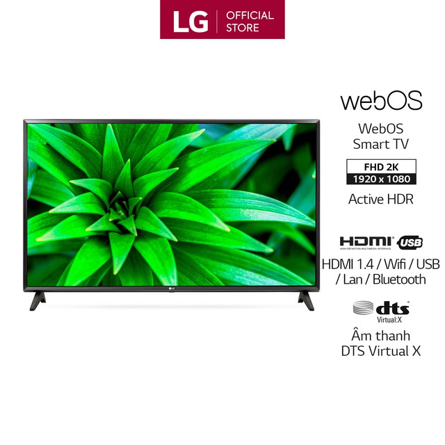 Smart Tivi LG 32 inch HD 32LM570BPTC - Model 2019 (Chính Hãng Phân Phối)