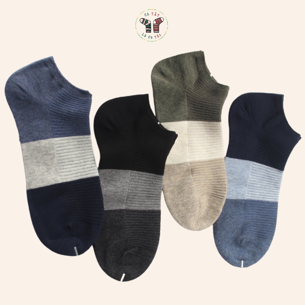 Vớ Nam Cổ Ngắn Có Tất Là Có Tất chất liệu cotton cao cấp siêu thấm hút thoáng khí - MR_MIPULA1
