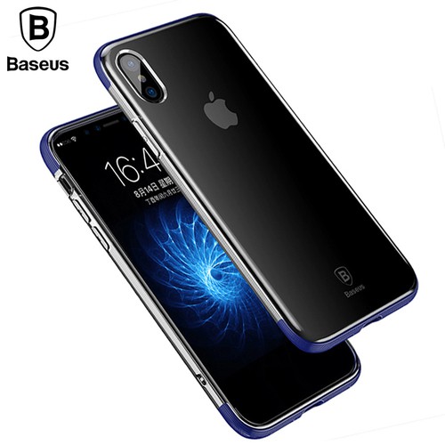 Ốp lưng Iphone X viền màu chống sốc Armor chính hãng Baseus