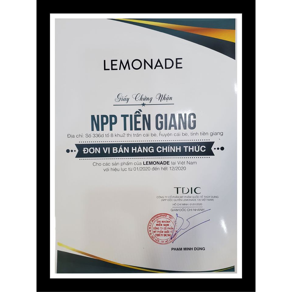 Son Kem Lì Lemonade Perfect Couple Lip 4g