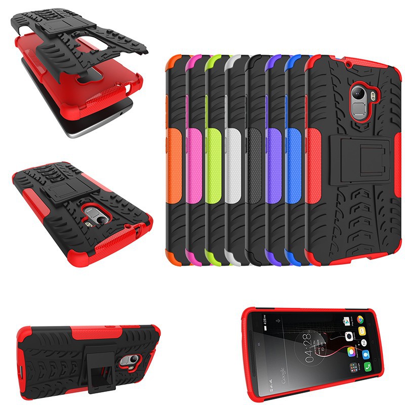 Case for Lenovo K4 Note/A7010/X3 Lite 2in1 hard shell with stand phone case