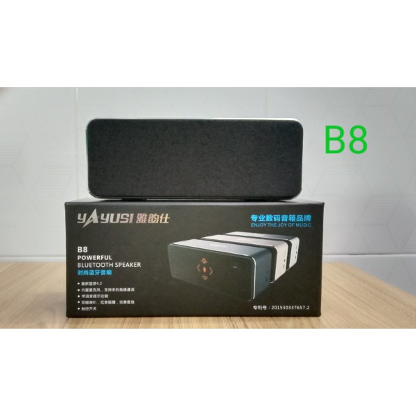 LOA BLUETOOTH SPEAKER B8 - THIẾT KẾ ĐỘC LẠ, ÂM THANH CHẤT- BẢO HÀNH 1 THÁNG