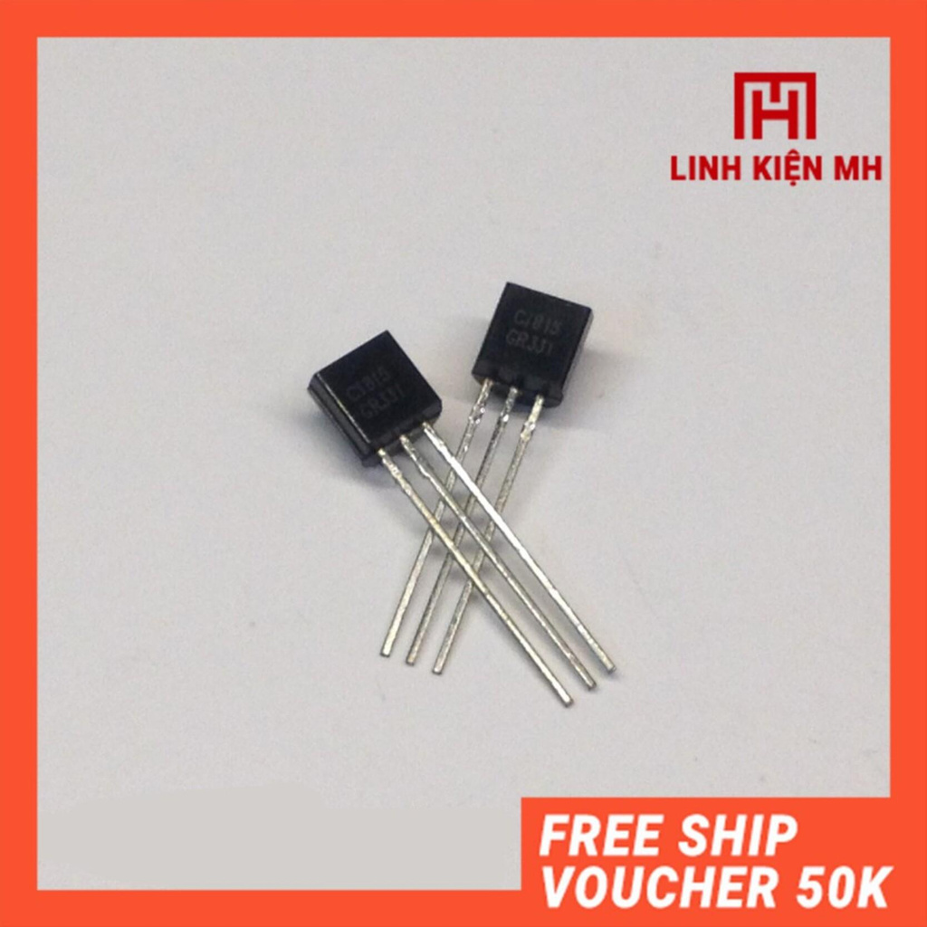 Combo 10 Transistor NPN C1815 0.15A-50V(Chân cắm TO-92)