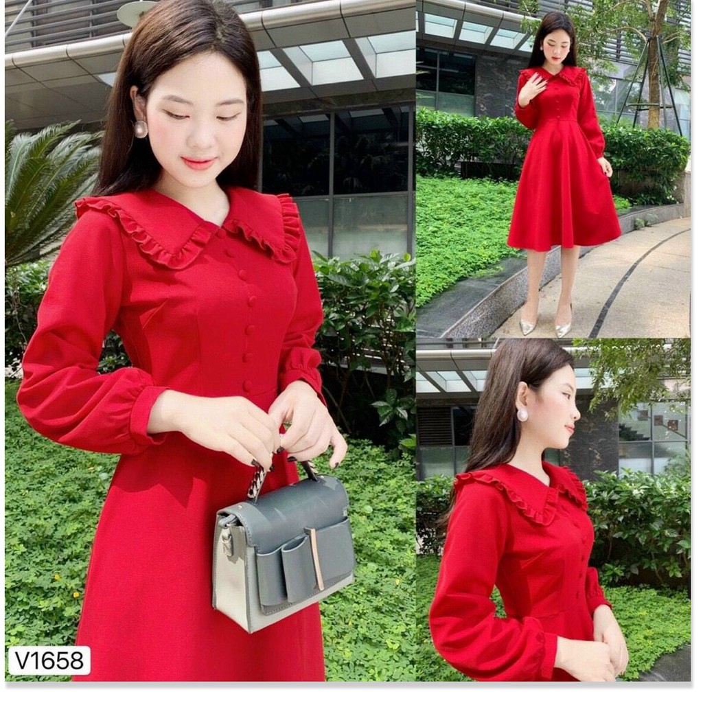 ĐẦM UMI DÁNG XÒE,HỌA TIẾT TRƠN NHƯNG KHÔNG KÉM PHẦN SANG TRỌNG,THÍCH HỢP ĐI CHƠI,DẠO PHỐ,DỰ TIỆC NYNA STORE