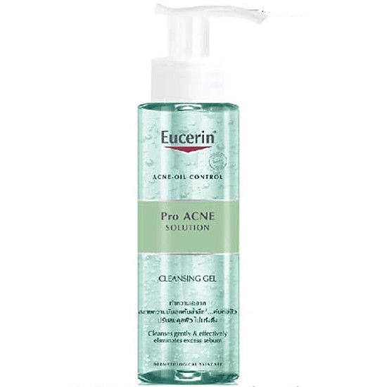 Gel rửa mặt dành cho da nhờn mụn Eucerin Pro Acne Cleansing Gel 200ml x 2